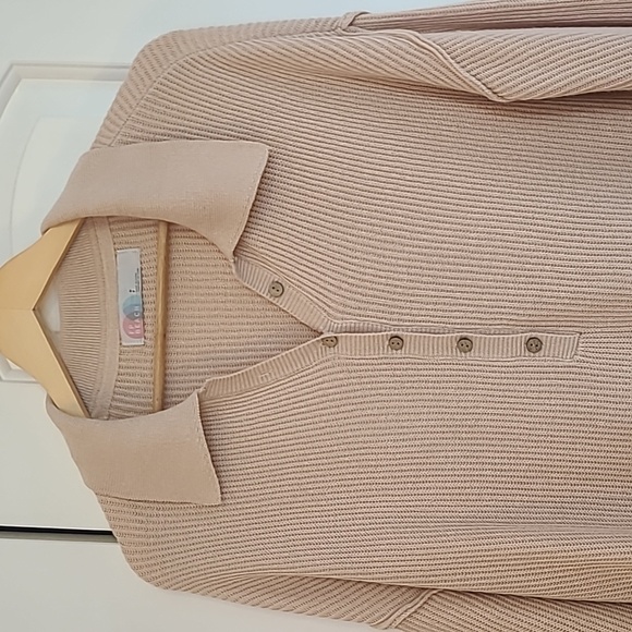 Free People Beach Picnic Sweater Mini Dress Oversized Size S Color: Natural - Picture 3 of 14